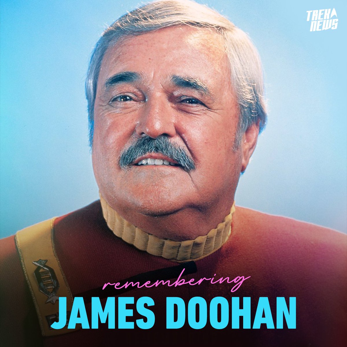on Twitter "Remembering the late, great James Doohan on his 103rd birthday. A WWII