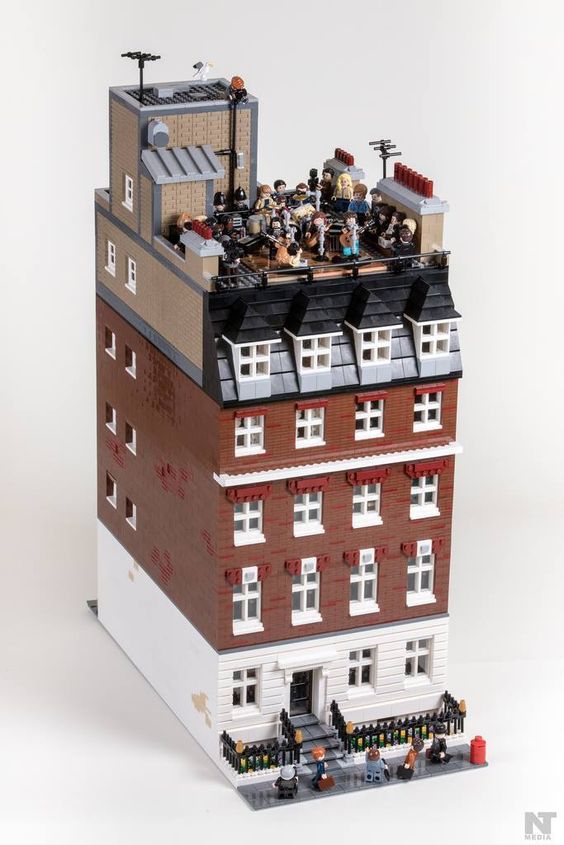 The #Beatles rooftop concert Lego