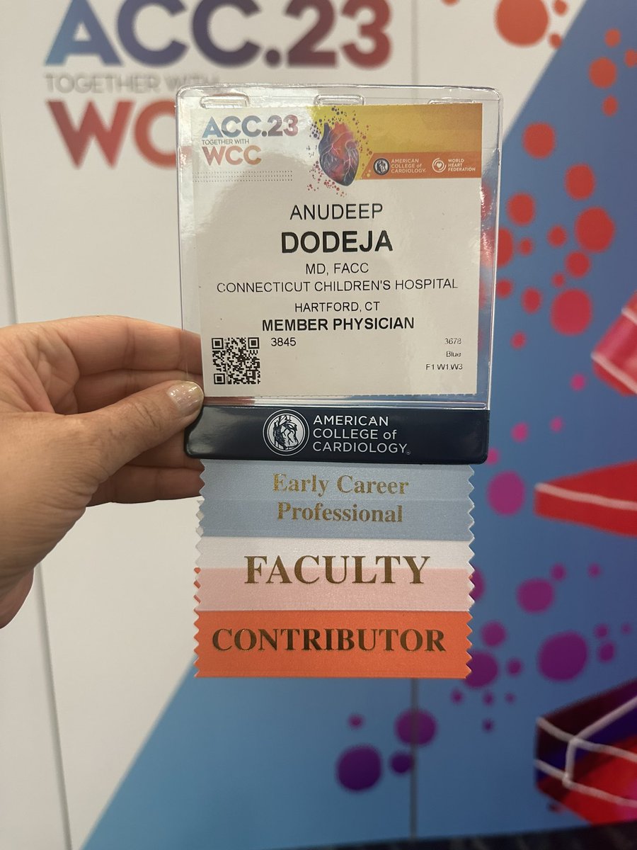 anudodejamd's tweet image. Excited for great sessions at #ACC23 #ACCACPC #ACCWIC #ACHD #ACCEarlyCareer @drelisabradley @ASabanayagamMD @DrJenniferCo_Vu @serfasj @HuieLin @ACCinTouch