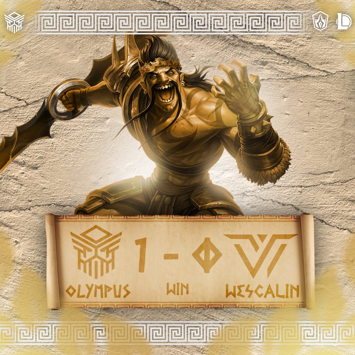 OlympusGamingMA's tweet photo. ها قد عاد الجلادياتور لسلسلة انتصاراته 🔥🔥
Here comes the gladiator, back to the series of victories 🔥🔥
#leip23
#homeoftheolympians
#olywin https://t.co/SWwV9QJLeI