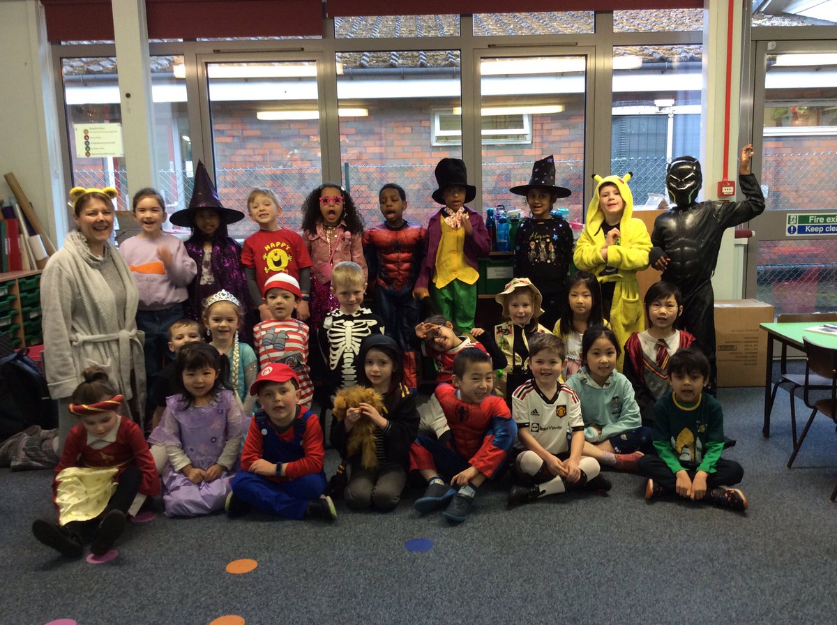 TyntesfieldCM's tweet photo. We had a great time celebrating World Book Day today. We wrote about our characters in English, had some year 5 friends come to read and make bookmarks with us and really enjoyed the new book Miss Buckley bought us too! https://t.co/QKTXkyZ0pP