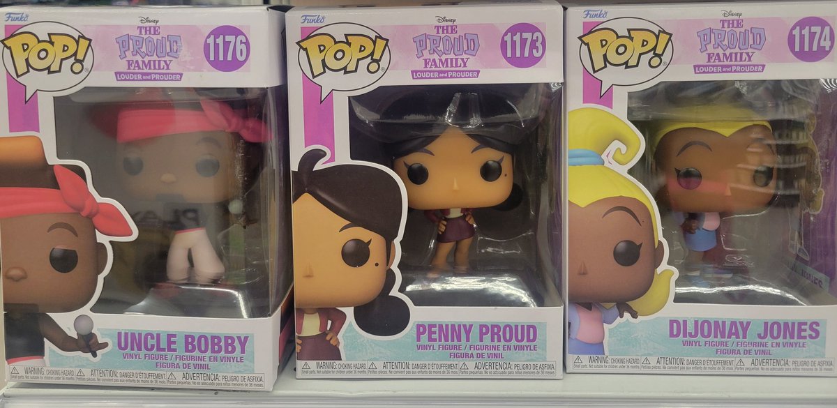 Pretty cool to see these 'Proud Family' Funko Pops for sale in 2023!

#TheProudFamily #LouderAndProuder