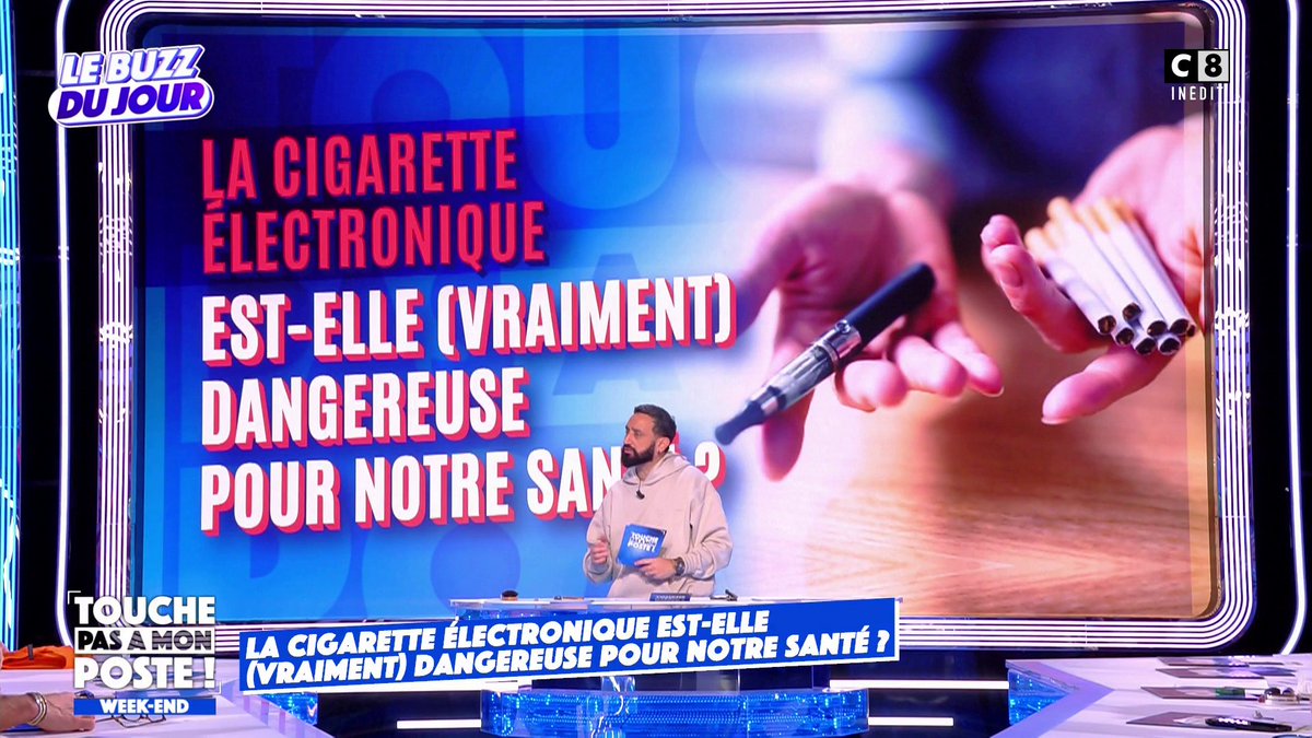 La cigarette lectronique est-elle dangereuse pour notre sant ? Rponse  avec nos invits : @FBiriotti, fondateur d'une marque de cigarette  lectronique David Hanin, fondateur de "https://t.co/JaJPclu1wF" Bruno  Megarbane, mdecin  l'hpital ...