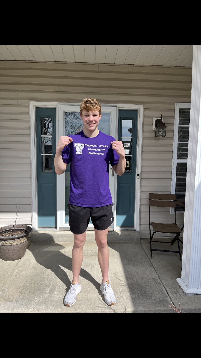 colinwolfmeyer's tweet photo. I'm exited to announce my commitment to @Truman_Swimming  where I will  continue my academic and athletic career. Thank you to my family, coaches, teachers, and teammates who have helped me get to this point. @Coach_Boling @HoltADOffice  @HoltSandorf @msward_holt @AP_HoltHammond https://t.co/Xj1WdDWlkU