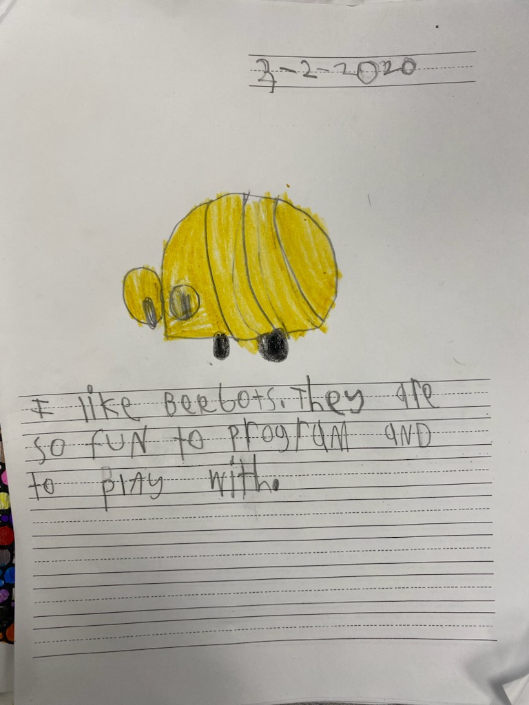 DTL_JSD's tweet image. Check out the 1st grade Roadrunners at Rosemond Elementary in @jordandistrict practicing their coding and literacy skills with Bee-bots 🐝🤖 

#STEMiscool #jordanDTL #DTLutah @covili @TRindlisbach