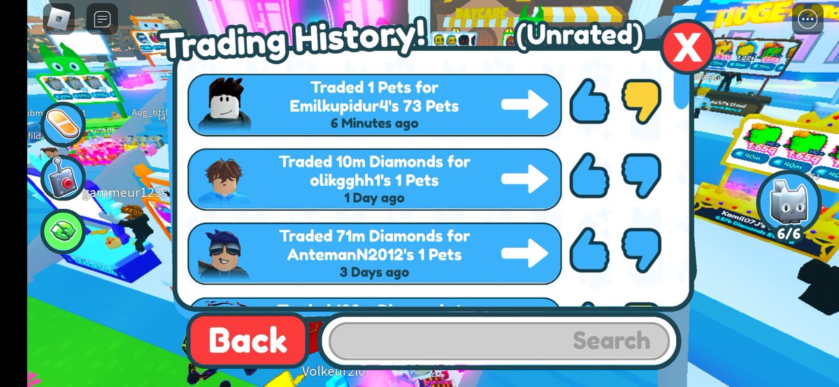 VertalMaros's tweet photo. @BuildIntoGames Hey @BuildIntoGames and @prest4n I'm reporting that first guy Emilkupidur4's for scamming people and it seems he scammed o lot more people with huges like he scammed me with huge so guys please ban him or something, and could you please give me back huge IF it is possible thanks https://t.co/g3DSLpjDtq