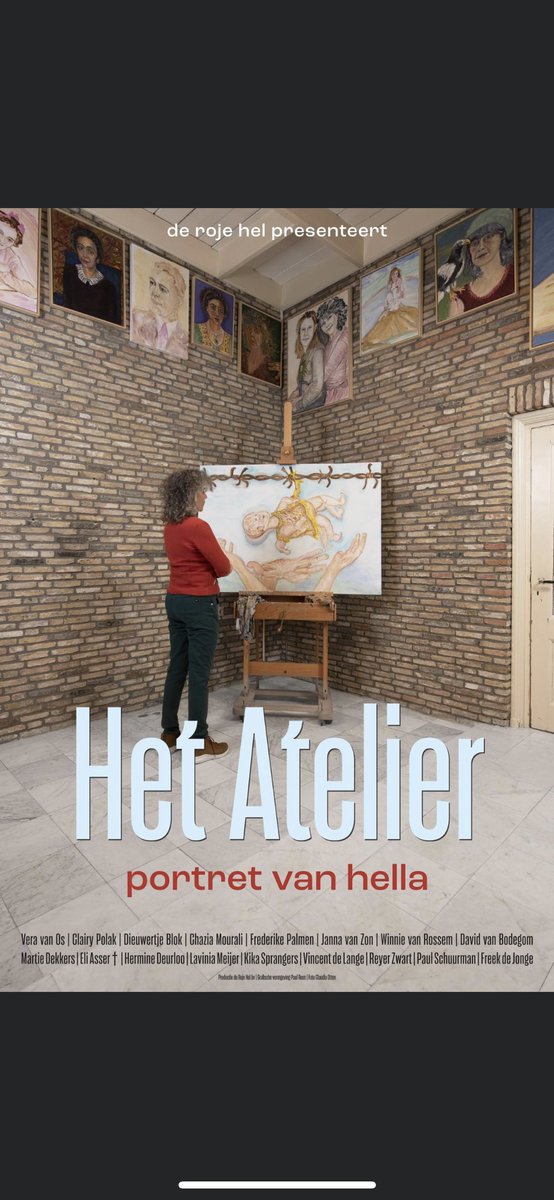 Woensdag 12 april komen Freek en Hella de Jonge naar Theater de Winsinghhof voor een vertoning van de nieuwe documentaire 'Het Atelier: Portret van Hella'. Inleiding door Freek de Jonge en na afloop is er een vraag en antwoord met Hella en Freek.  theaterroden.nl