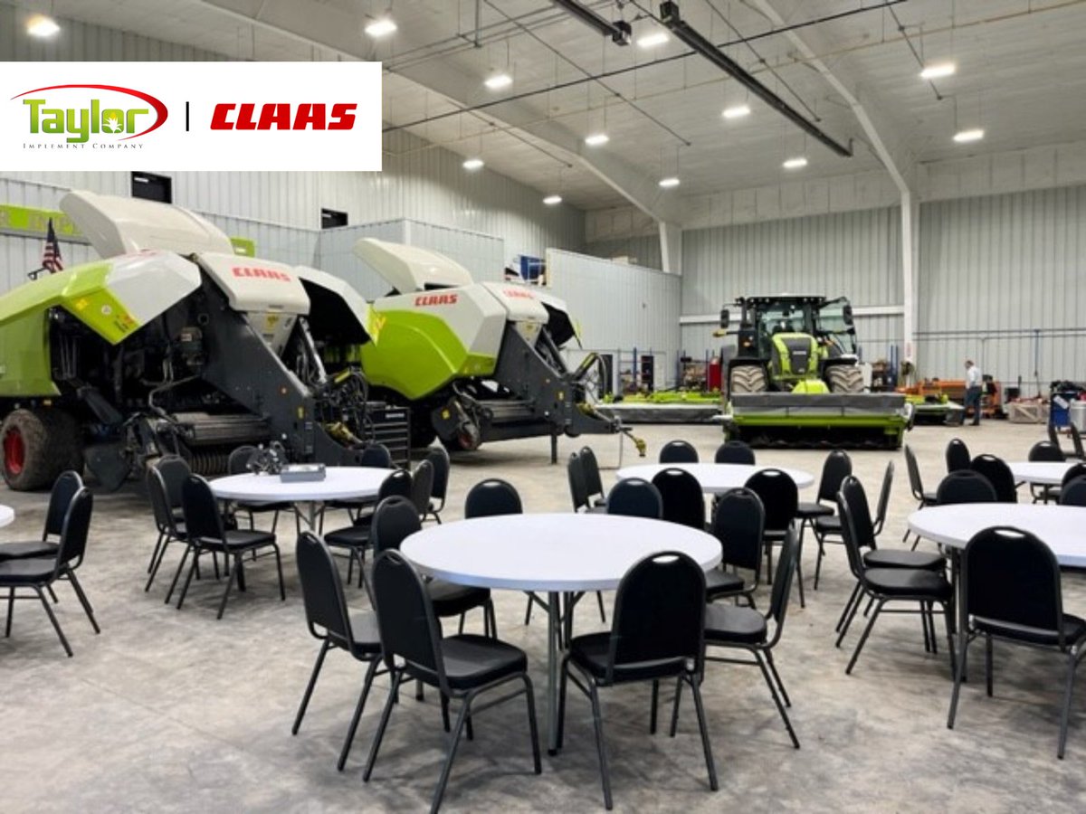 TaylorImplement's tweet photo. A big thank you to those who attended yesterday's CLAAS baler and mower customer clinic at our Yuma, Colo., store! π We appreciate your time and hope you found the clinic valuable to you and your business!
#TaylorImplement #TICYuma #CLAAS https://t.co/fQHwTlJGY1