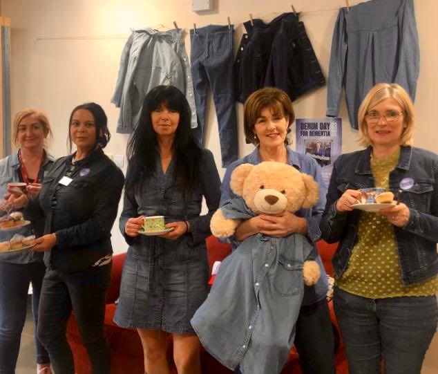 Celebrating Denim Day for Dementia. Residents,staff,  and families at PRV enjoyed tea,coffee,and a chat and raised funds for a very worthy cause #denimday #asi