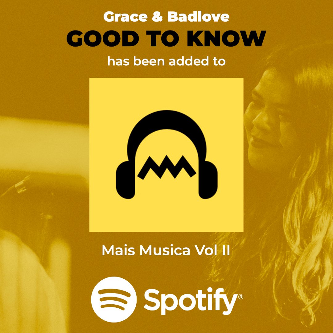 "Good to Know" disponible en la Playlist "Mais Musica Vol II" en <a href="/Spotify/">Spotify</a> 

LINK ACA! lnk.to/mmvii

<a href="/slamminmusic/">Slammin Media Inc.</a> 
<a href="/slamminespanol/">Slamminespanol</a>