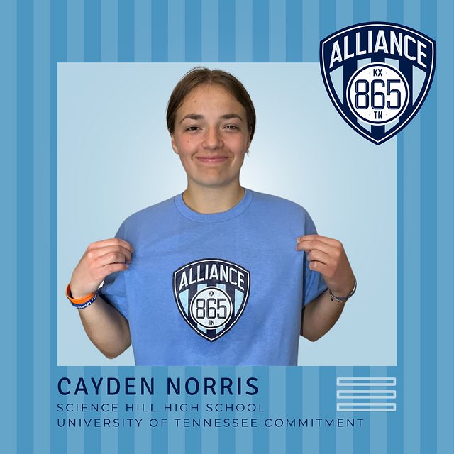 865Alliance's tweet photo. Another one! Cayden Norris, from @FCAECNL, is one of the top GoalKeepers in the country. She’s a standout at Science Hill High School in Johnson City, TN and is committed to the University of Tennessee. https://t.co/BXwJb1EJJu