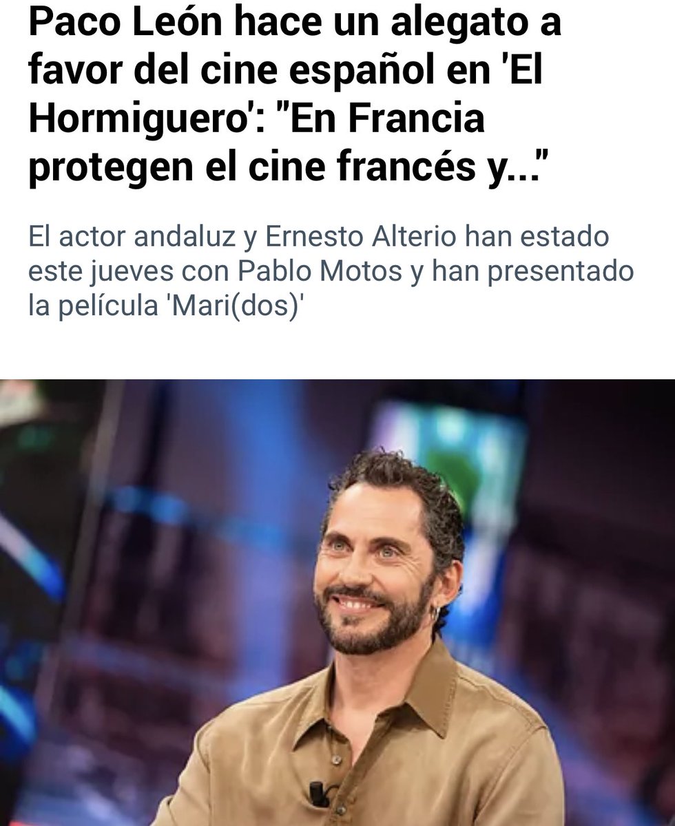 👉 acortar.link/bNLqLS
#cine #cineespañol #ElHormiguero #PacoLeon #ErnestoAlterio #Maridos 
<a href="/maridospelicula/">Mari(DOS) 🎬</a> <a href="/pacoleonbarrios/">paco leon</a> #falloderaccord
