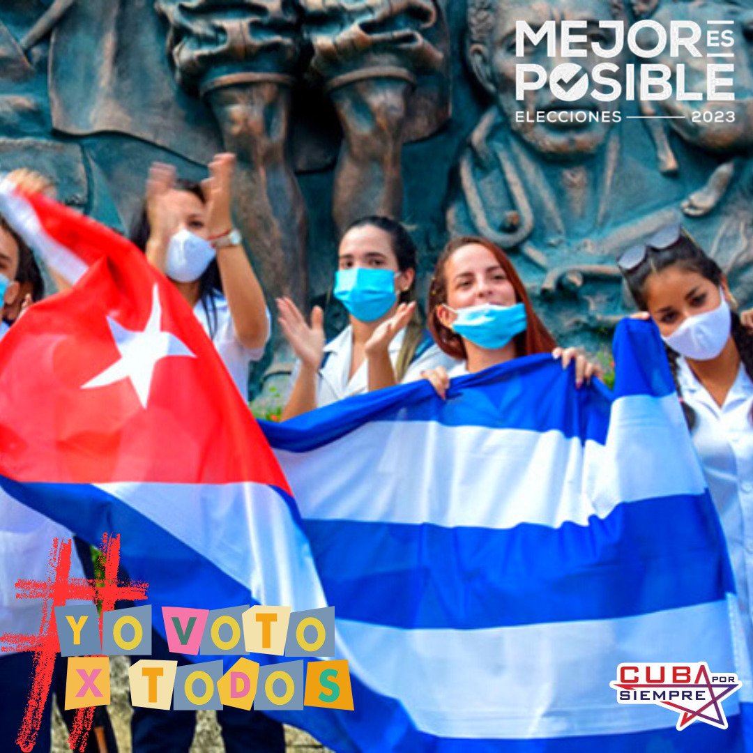 #MejorEsPosible 
#YoVotoXTodos 

@DelgadoJardines @MeisiBWeiss @finanzasprecios @RobertoCAUDAL @CubaEsen @segurosencuba