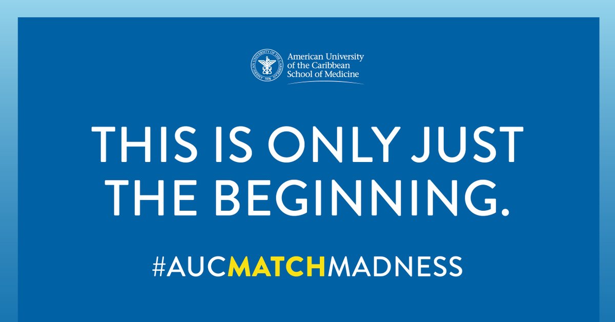 It’s called #AUCMatchMadness for a reason: excitement, anticipation, relief, joy—and uncertainty😵‍💫Make your plans now: Match Day is this Friday!