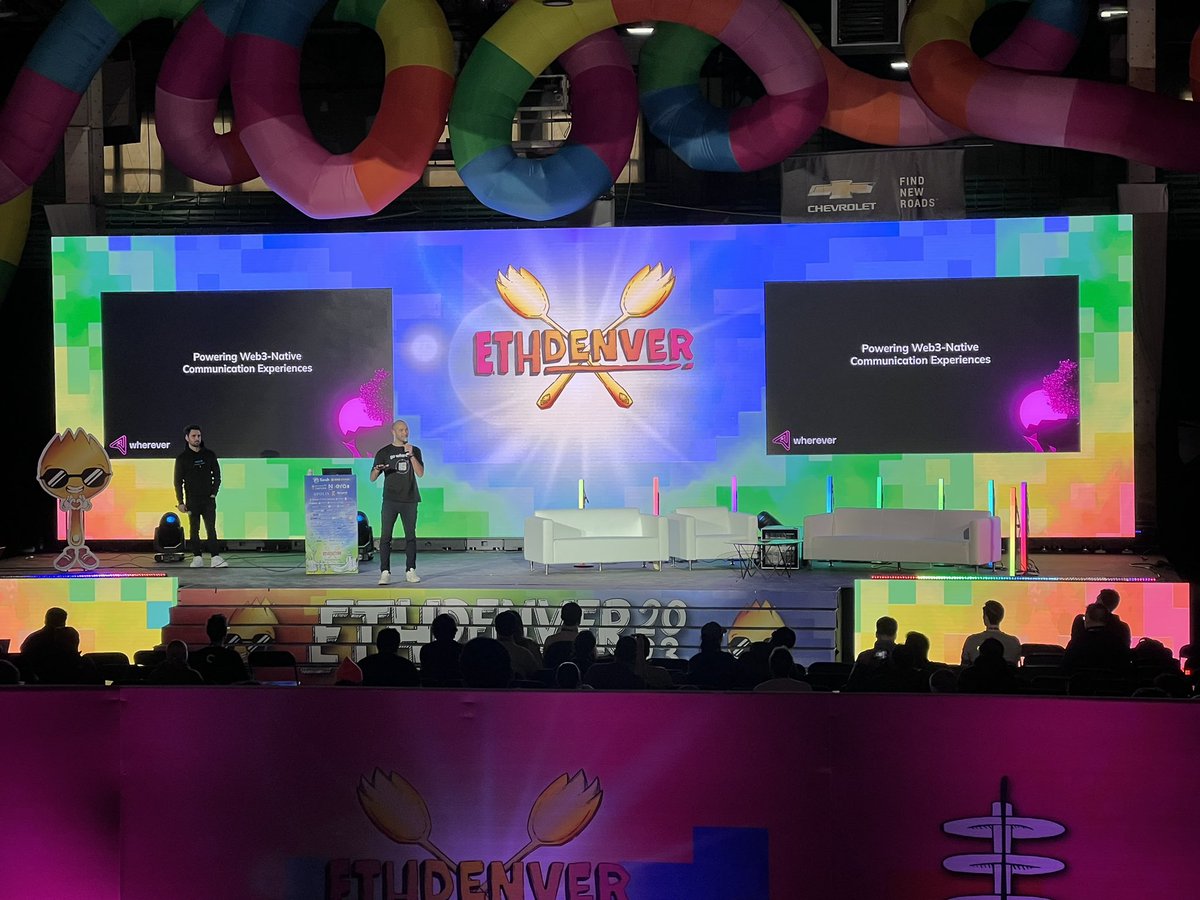Thanks <a href="/EthereumDenver/">ETHDenver 🏔🦬🦄</a> for giving us the opportunity to talk about the future of web3 push notifications at the main stage!

If you’re a dApp or a wallet interested in joining our pilot program with <a href="/WalletConnect/">WalletConnect</a> - DMs are open 📤