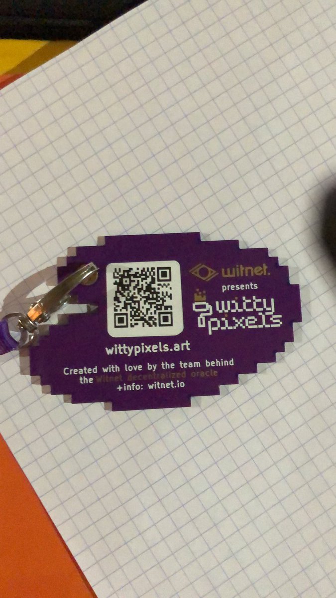 0xwepo's tweet photo. Let’s draw together #wittypixels thx @witnet_io. Scan this Qr to get pixels !! https://t.co/oBDoylTXVs