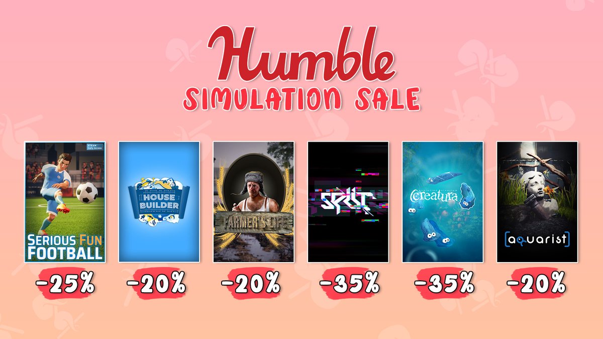 GamesFreemind's tweet image. The Humble Simulation Sale has started❗️
Grab games🎮 at great prices💵 now:
humblebundle.com/store/search?s….

#HumbleBundle #simulation #sale #humble #games #simulators #fridaymorning  @humble @Lowcygier_pl @GamesHuntPL #cheap #cheapgames