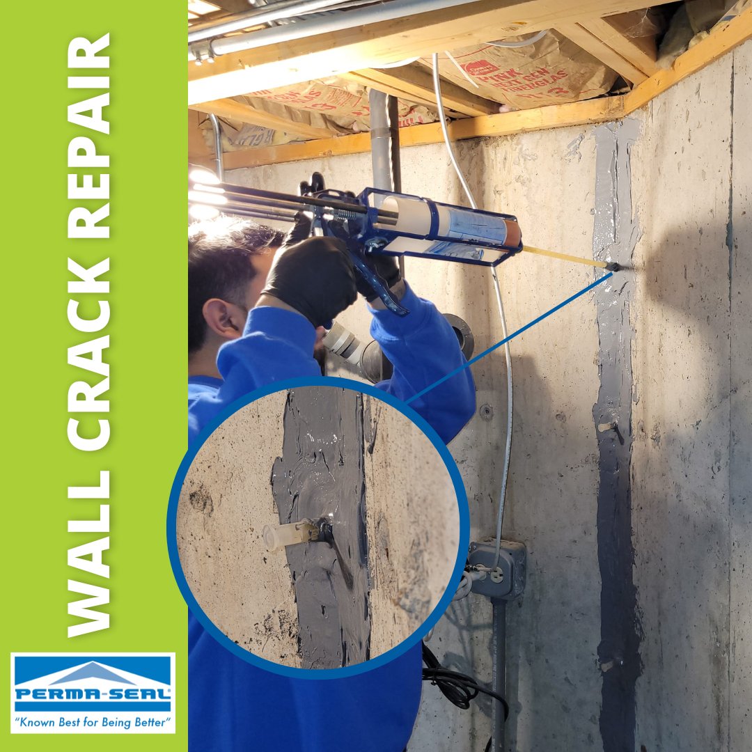 permasealchi's tweet image. A closer look at this wall crack repair job!

Let our team at Perma-Seal know if you are dealing with wall cracks asap!

#WallCrackRepair #WeWorkHardSeriously #FoundationRepair