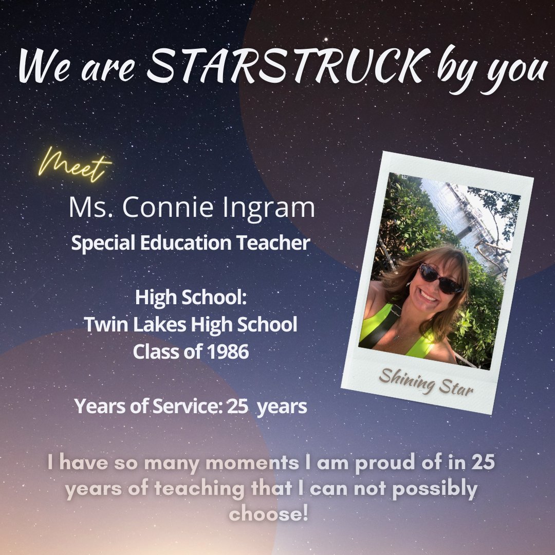 The School District recognized this week, February 27 – March 3, as Public Schools Week! We’re Starstruck by Ms. Ingram!
<a href="/pbcsd/">The School District of Palm Beach County</a> <a href="/sdpbc_lindsay/">Lindsay Ingersoll</a> <a href="/kgwhetsell/">KW</a> 
 #StarstruckPBC #PBCAlumni 
#ShiningStarPBC