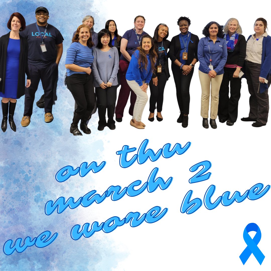 HoCoHealth's tweet image. Showing off our BLUE for COLORECTAL CANCER AWARENESS! Are *you* ready for a screening? Do *you* have questions about colorectal cancer? Reach out to us: call 410-313-4255 or visit howardcountymd.gov/health/colorec…
