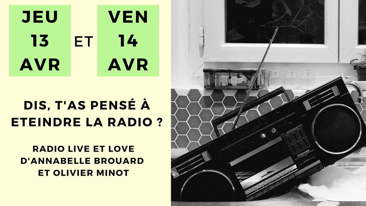 💥Vous l’avez loupé à Brest ? Vous avez deux nouvelles chances d’y assister à <a href="/laCassetteRadio/">La Cassette</a> ! 🎤
Avec <a href="/LivoSons/">Olivier Minot</a> et Annabelle Brouard 🎧
Sur inscription sur notre site !