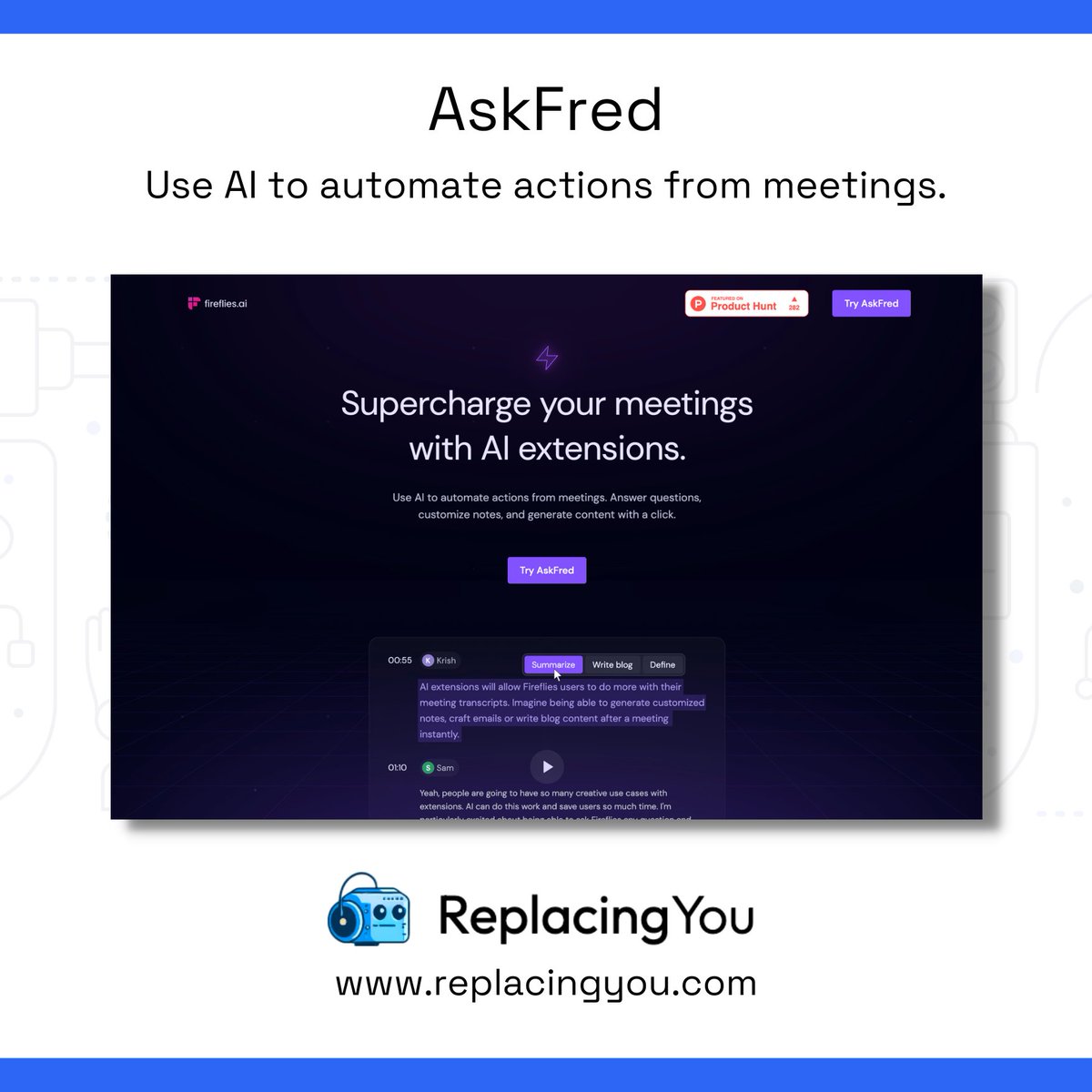 Replacing You tweet media
