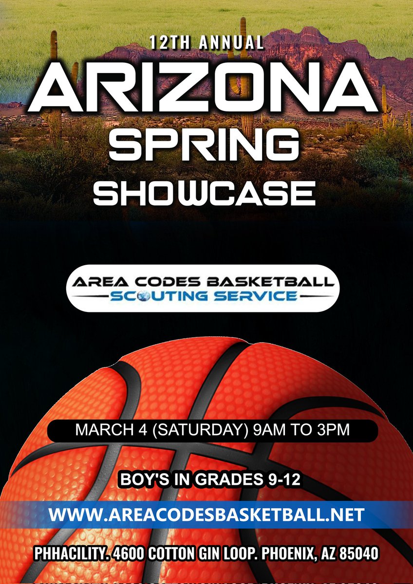 One of El Paso, Texas area top Unsigned Seniors 6'3 Jashaun Kinnard (Parkland HS/El Paso, TX) is confirmed for the ARIZONA SPRING SHOWCASE on March 4th @ThePHHacility info areacodesbasketball.net one that will play college basketball 🏀 somewhere @streetcrdsports @JUCOadvocate