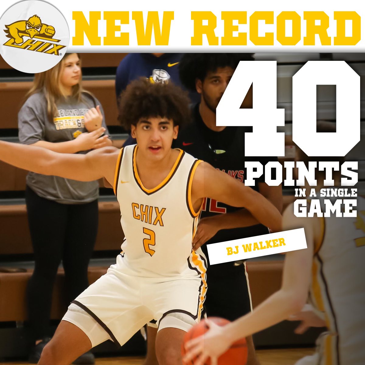 In their 10th win of the year last night for ZE Boys Basketball over Allendale, BJ Walker (2025) reset the ZE individual game scoring record with 40pts.  Earlier this year he tied the previous record (36)with ZE hoops legend Korey VanDussen.  👀🔥
