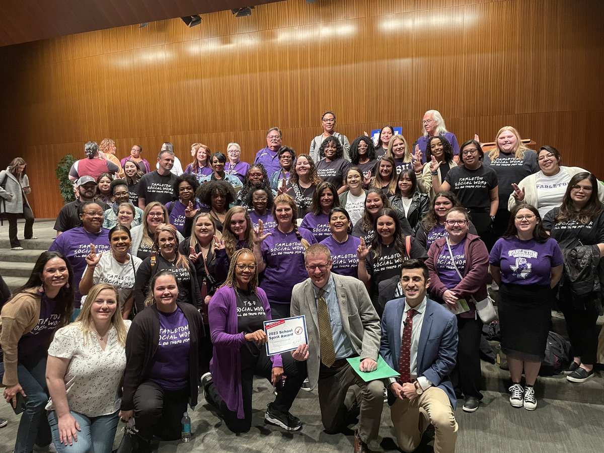 naswtx_advocacy's tweet photo. Congratulations to our SWAD school spirit contest winners, Tarleton State University! #SWADTX2023 #PavingPathways https://t.co/KokuijVudy