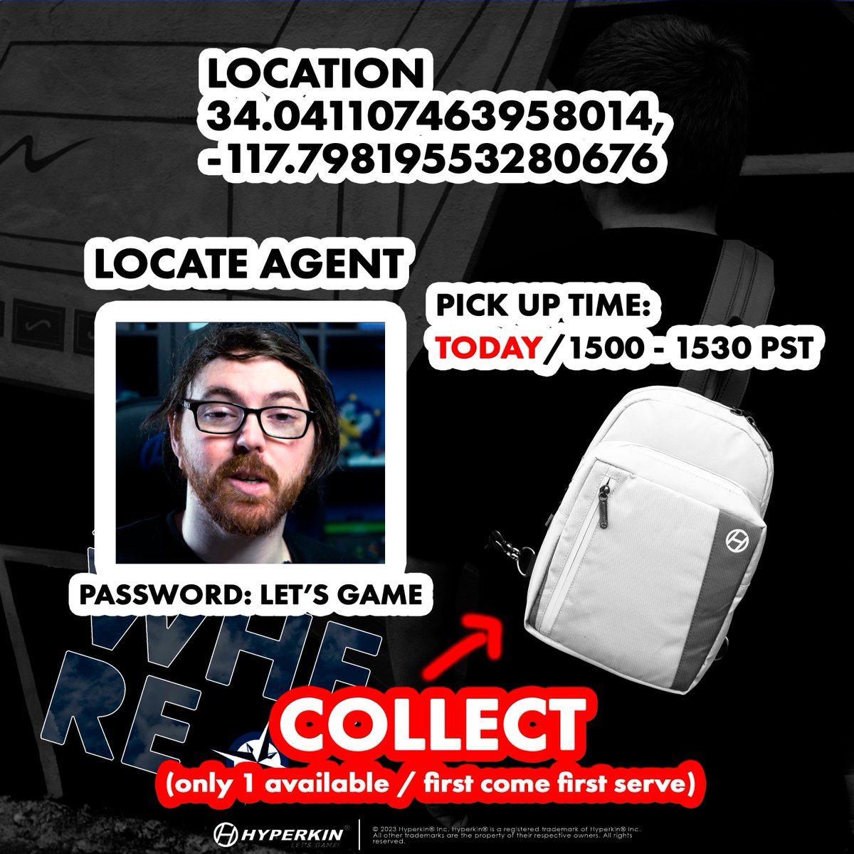 🕵️✨YOUR MISSION, SHOULD YOU CHOOSE TO ACCEPT IT.✨🕵️

🔥Follow us, then LIKE and RT this post to start your mission.🔥

☝️Be the first to possess one of our Let's Game Anywhere bags for #NintendoSwitch® before they launch.☝️

⚠️1 bag available  /  First come, first serve⚠️