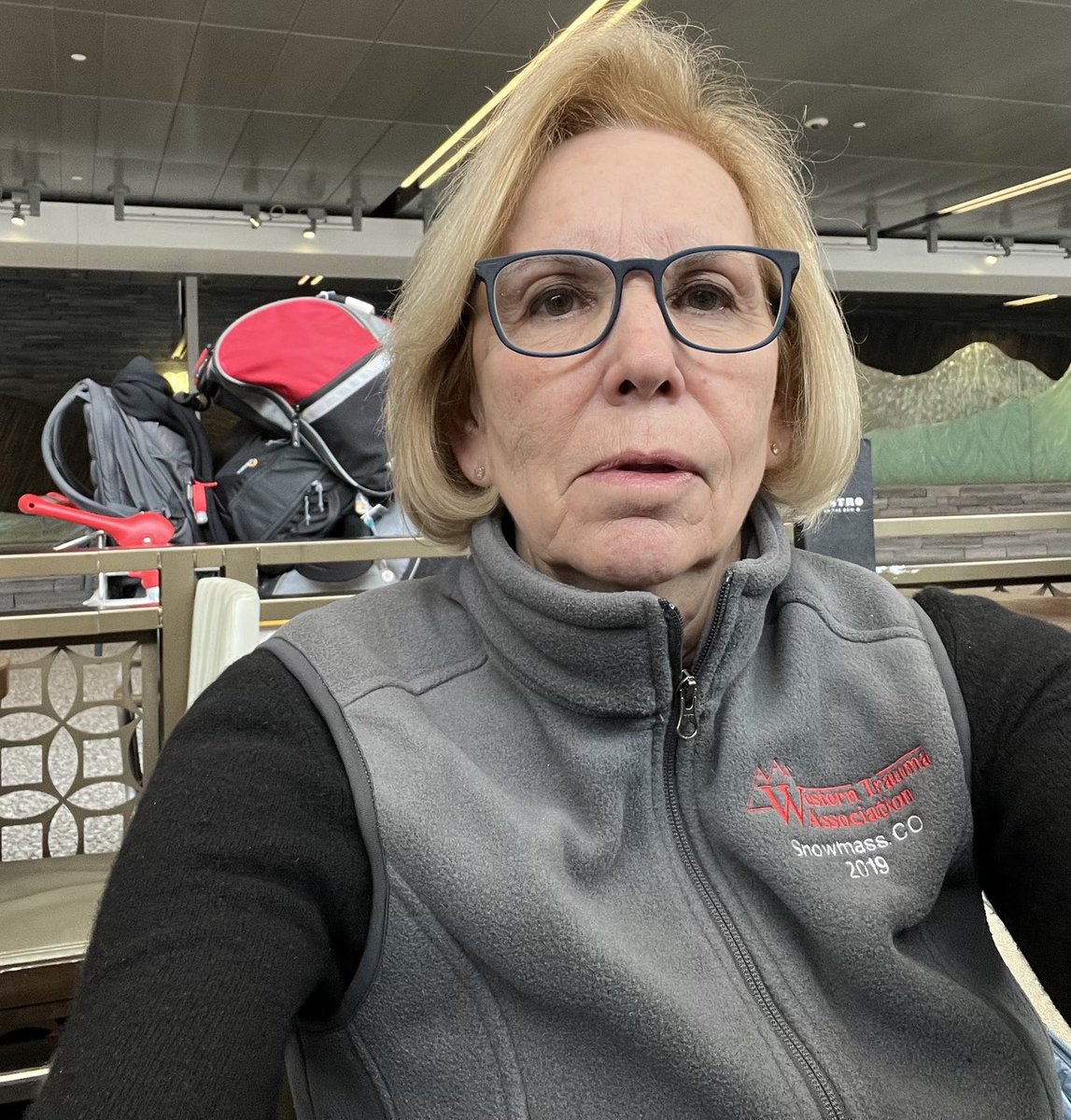 Ready for #WTA2023. #friendshipof thesnow. Looking forward to a great meeting !!! On 🇨🇦 Canada 🍁!! Just waiting on ⁦<a href="/kBraselDazzle/">Karen</a>⁩ gotta love Delta, not. ⁦<a href="/WesternTrauma/">WesternTrauma</a>⁩
