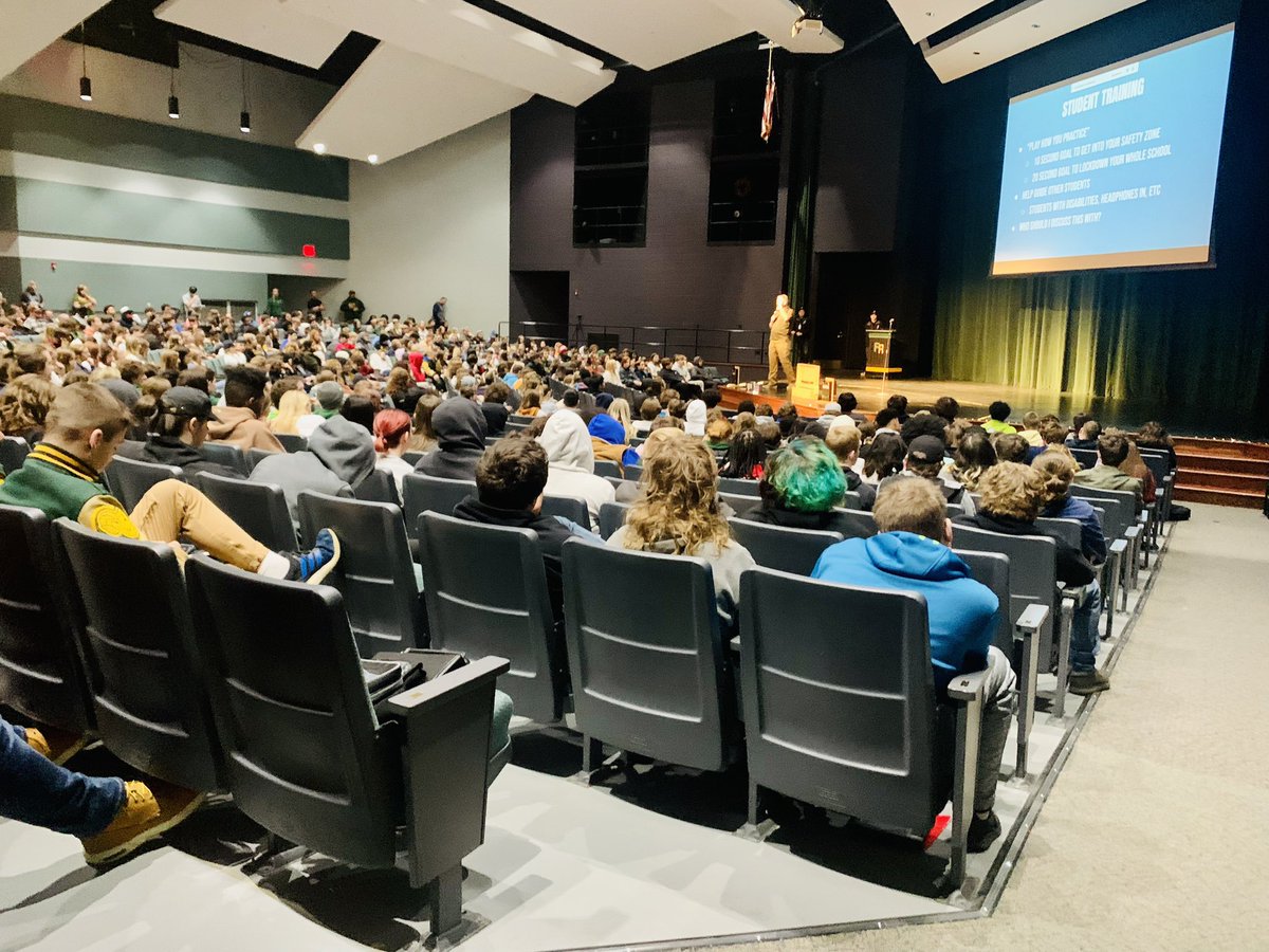 mel_twe's tweet photo. I attended all building assemblies and drills demonstrating our new lockdown equipment for all students and staff this week. Grateful for the kids’ attentiveness and the staffs’ dedication in continuing to evolve our school safety plan. #WARH https://t.co/Hkf4yuEu4S
