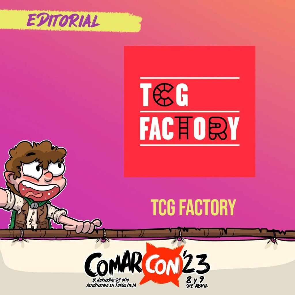 lacomarcon's tweet photo. Ven a la ComarCON a probar las últimas novedades y juegos de @tcgfactory
#comarcon #lacomarcon #comarcon23 #ocioalternativo #juegosdemesa #rol #rolenvivo #larp #salondelmanga #salondelmangatorrevieja #torrevieja #costablanca #vegabaja https://t.co/kPybJ9lhOF https://t.co/XQvftWx1Ra