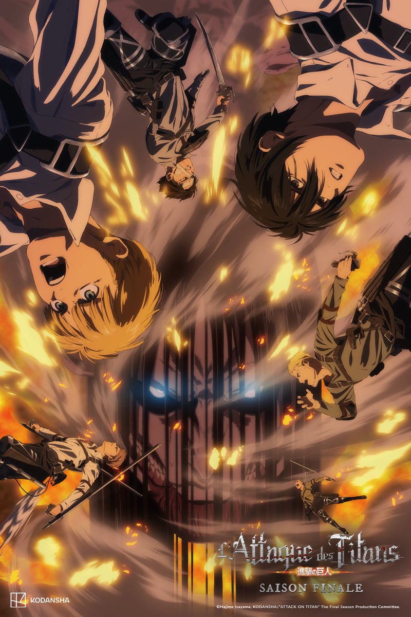 🔥 TATAKAE 🔥

L'Attaque des Titans Saison Finale :
1 nouvel épisode - 61 minutes

Maintenant.