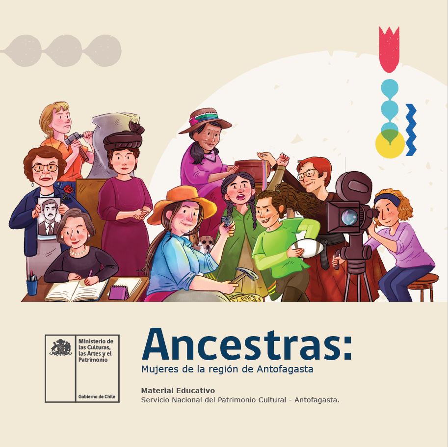 BibliotecasSNBP's tweet photo. Compartimos el libro «Ancestras», presentado hoy la @BibliotecAntofa que promueve el reconocimiento de diez mujeres de la región de #Antofagasta entre la comunidad educativa.
Este libro puede descargarse de forma gratuita en la @BPDigital_cl: https://t.co/7gnZZBbHiq https://t.co/AUpokspiPM