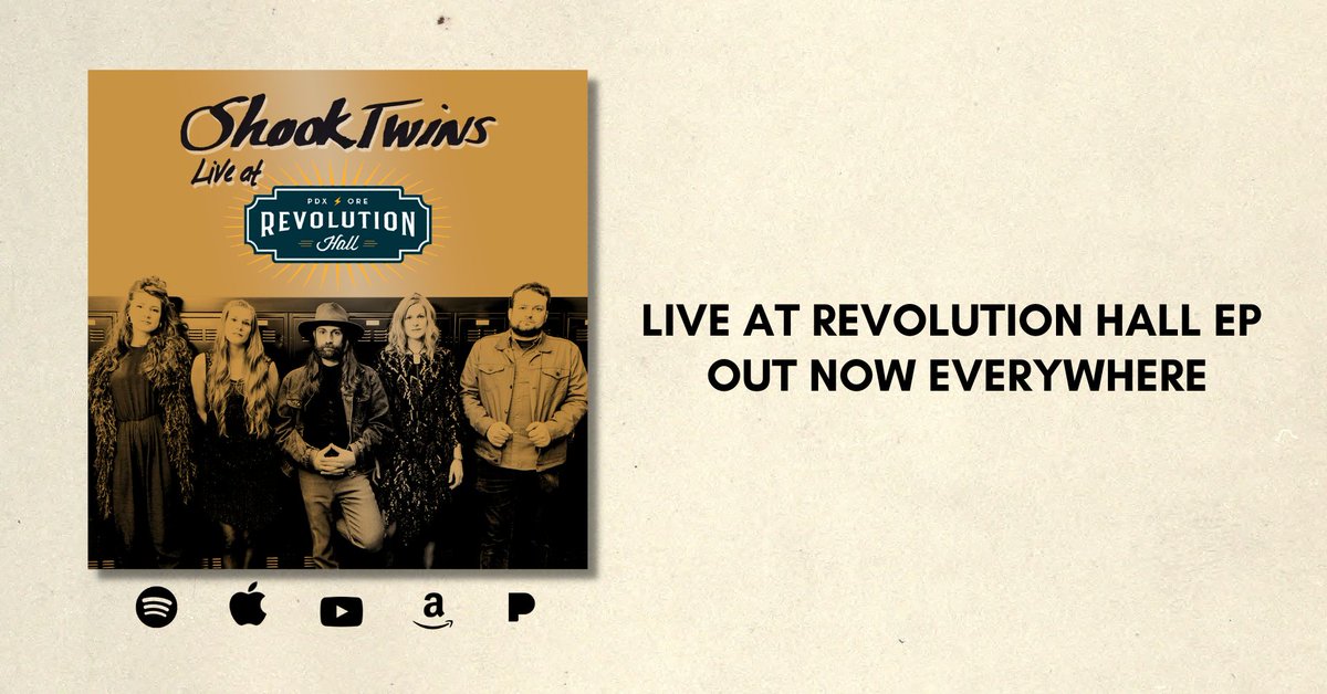 We've slowly been releasing recordings of one of our favorite shows that we put on; our home court show in Portland, OR at one of our favorite venues <a href="/RevHallpdx/">Revolution Hall</a> Listen everyone you stream music. Perhaps you can hear your own cheers on the recording if you were there with us 💜