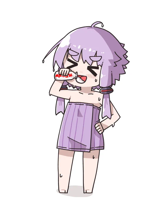 風呂上りゆかりさん 