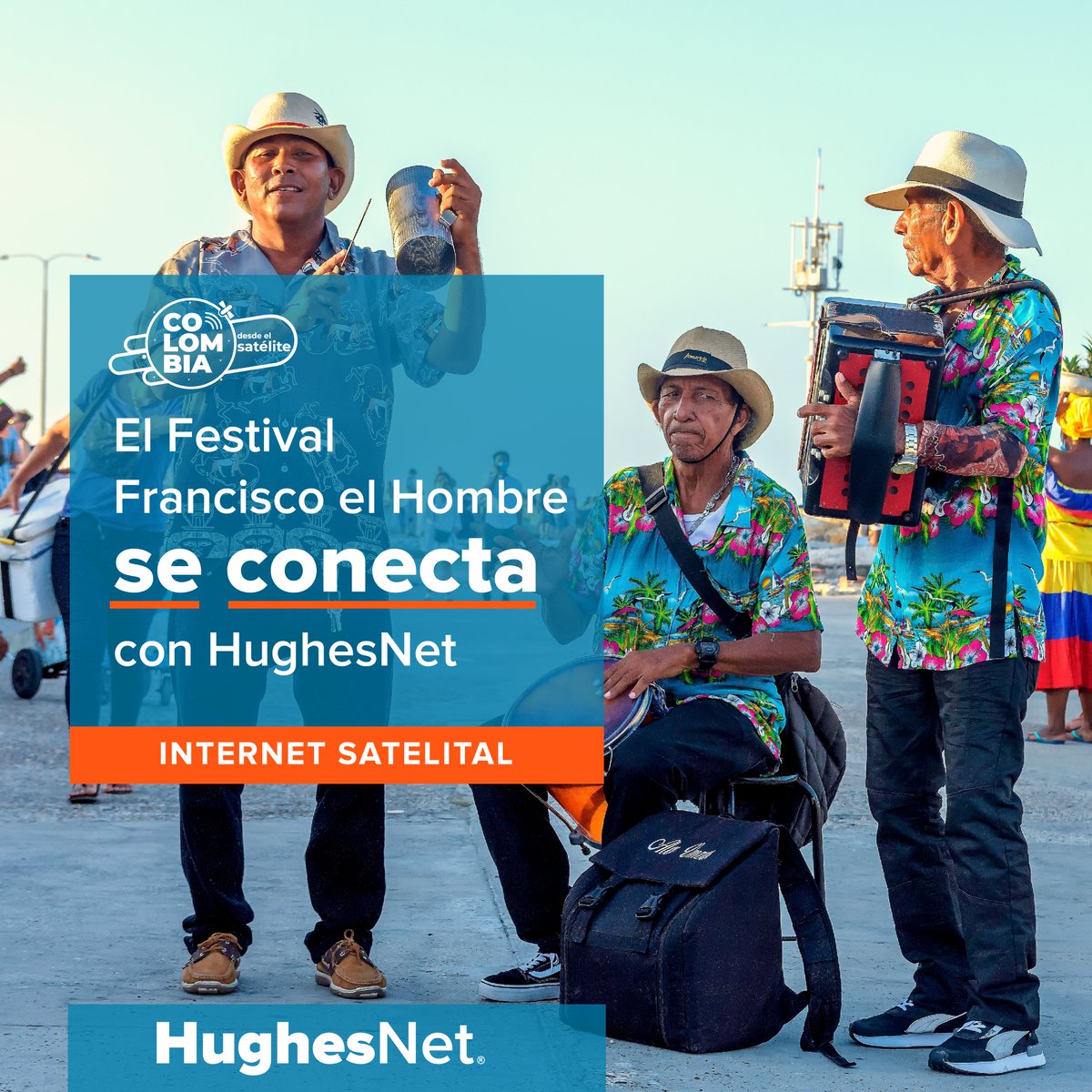 HughesNet_Co's tweet image. Se trata de una de las celebraciones típicas de Riohacha que resalta su música tradicional como lo es el Vallenato. Si te ubicas aquí conéctate con Internet satelital, consulta tu cobertura bit.ly/3z5bTcN