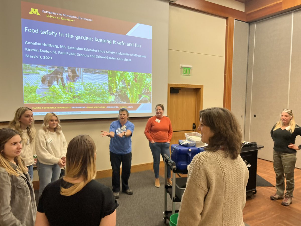 annahultberg's tweet photo. At the @mnarboretum today for the Schoolyard Garden conference. Great day connecting with lots of school garden coordinators and talking about our new #foodsafety manual for school gardens. Also all the FLOWERS 💐🌸 https://t.co/o8Rq6XskXj