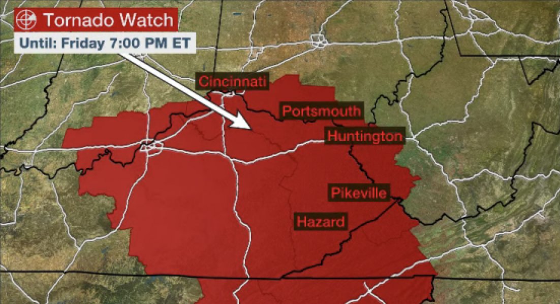 The Weather Channel on Twitter "NEW A tornado watch has been issued