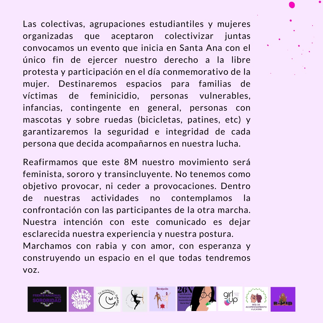 MujeresRueda's tweet photo. Comunicado https://t.co/PpnWwwOa1l