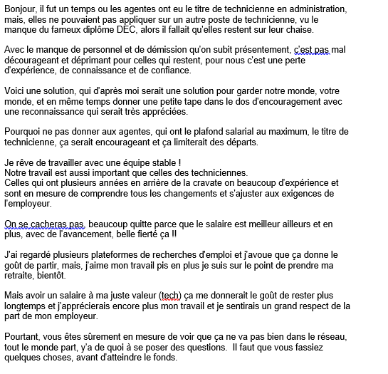 lisego20's tweet photo. @slebel19 @francoislegault @cdube_sante 
Bonjour, je suis juste une petite agente administrative depuis 17 ans, matricule 290971, une no name, quoi !!  Mais qui veut donner son point vu sur la situation de mains d'œuvre dans le réseau de la santé https://t.co/0hlK5hJcju