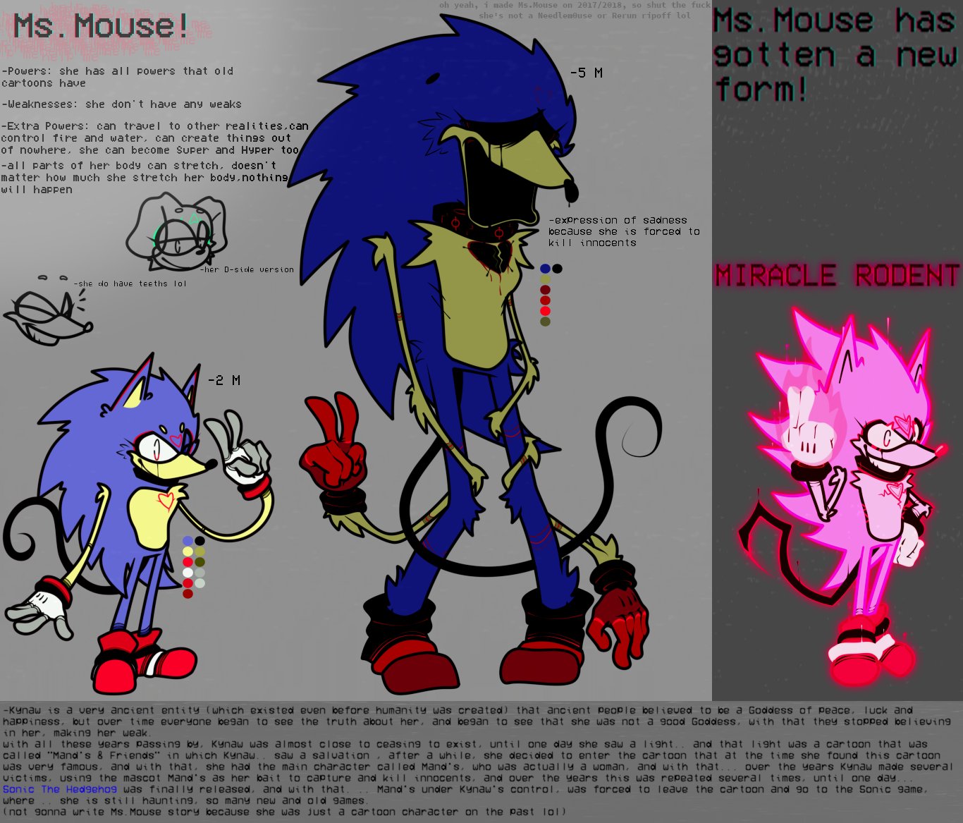 I made these Sonic.exe D-Side cover concepts to post on the Death