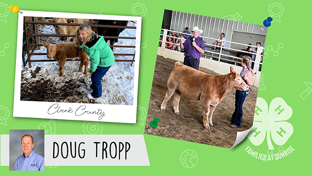 SunriseCoopOH's tweet photo. Doug Tropp is pictured below with his granddaughter Evelyn, who is a Clark County @ohio4h member.
He says, "Our time together working on getting ready for the fair is something I will always cherish!"
#Ohio4HWeek #4H #YouthInAg
https://t.co/a0q413HnXO https://t.co/bWZ0AOA3q1