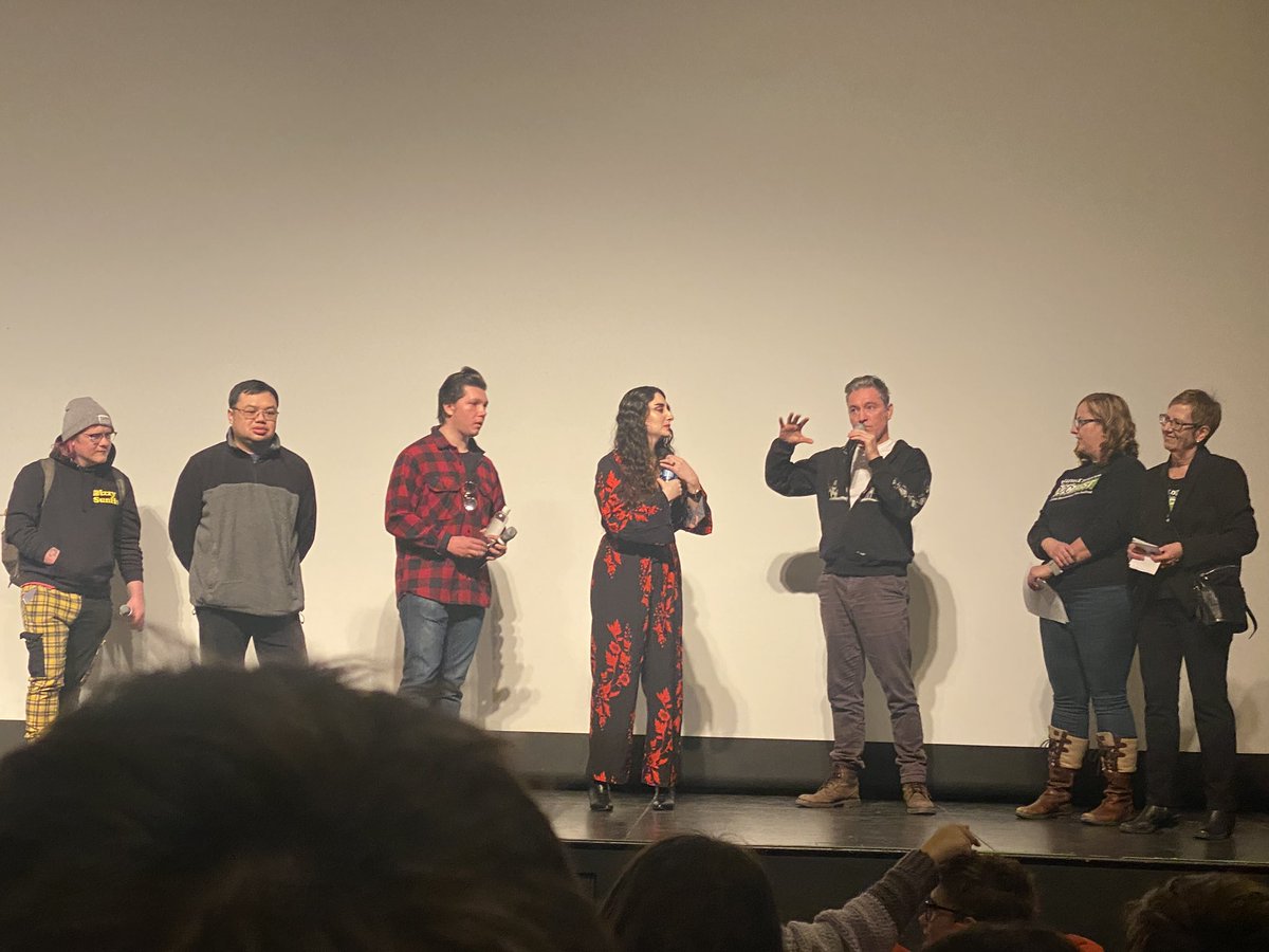 Amazing morning spent at the Empire Theatre for the Docfest screening of Okay! The ASD Band documentary. What an uplifting and engaging story! We appreciated the band members answers to all our questions too! #holt2223 #docfestbelleville #ASDBand
