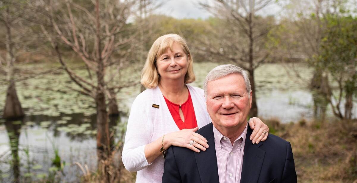 Dr. Steven Stokes and his wife Angelia are providing $2 million to the USA School of Marine and Environmental Sciences. “We are confident this will be the premier environmental center on the Gulf Coast," Dr. Stokes said. For more, ow.ly/aVBU50N8Cto. #WeAreSouth