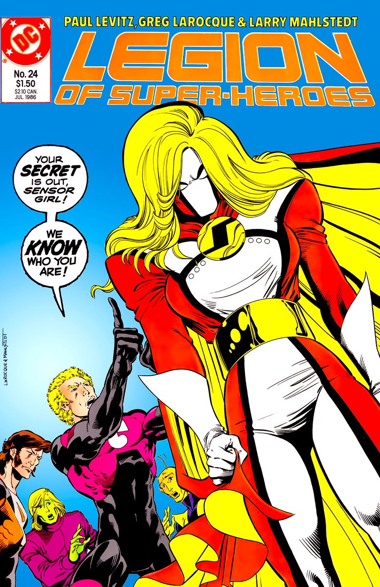 Was anyone else thoroughly convinced Sensor Girl was Supergirl? I completely believed it! I loved this era of #LOSH

𝗟𝗲𝗴𝗶𝗼𝗻 𝗠𝗼𝗺𝗲𝗻𝘁𝘀 … 

#LLL 
#LongLiveTheLegion 
#LegionOfSuperHeroes
#comicbooks 
#dccomics