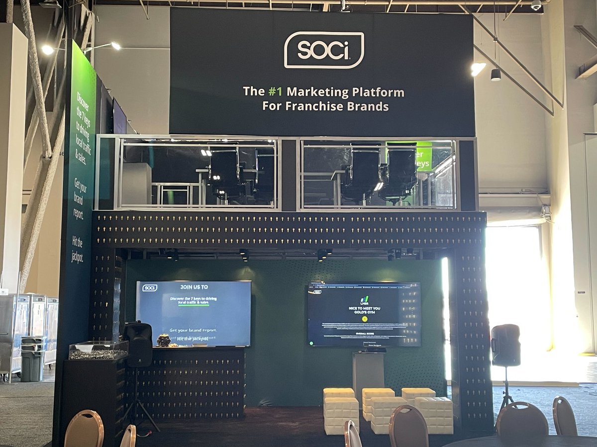 soci_ai's tweet image. That&apos;s a WRAP on #IFA2023! Thanks to everyone who stopped by our booth to unlock the 7 keys to driving local traffic &amp;amp; sales and discover the power of the top marketing platform for franchise brands. #localizedmarketing #franchisemarketing #innovation