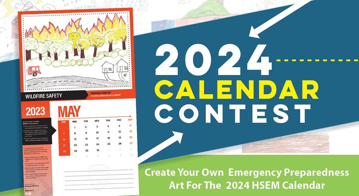 ✍️Do you know a child from K-8th grade that loves to draw in the Austin area. Have them enter to win a chance to be in the 2024 Emergency Preparedness Calendar. Deadline is March 31st. 

📌To find out more about contest rules and prizes go to Austintexas.gov/hsemcalendar.