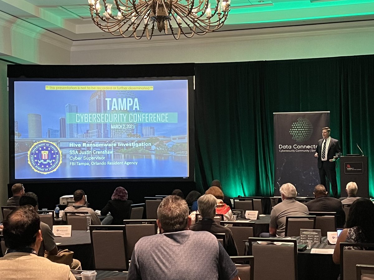 ITandNerdy's tweet image. Highlights of the @DataConnectors Tampa Cybersecurity Conference #dataconnectors #cybersecurity